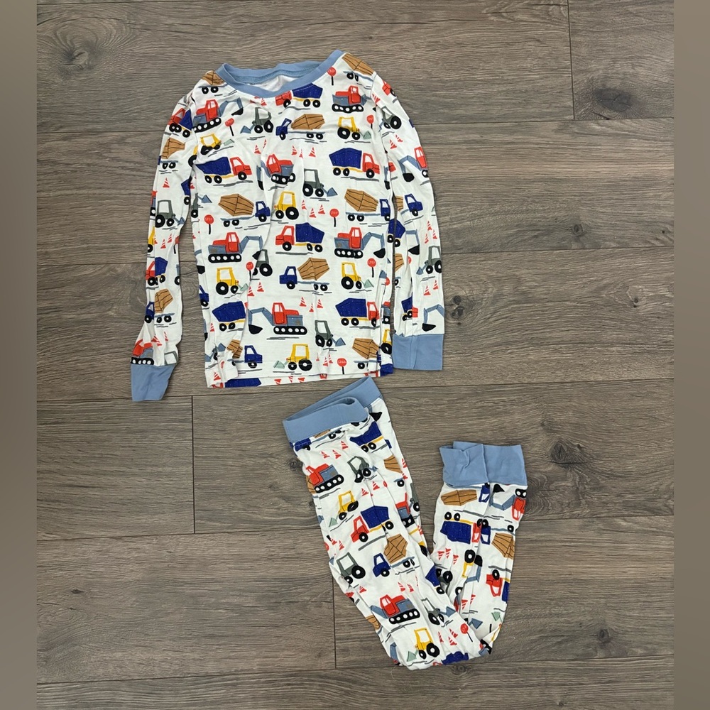 Little Sleepies Colorful Construction Pajama Set